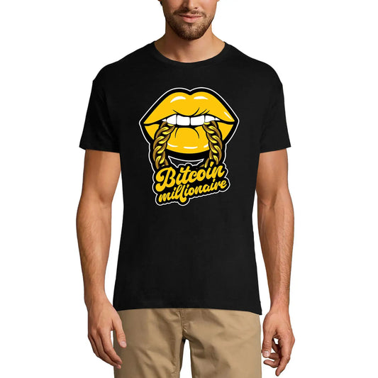 Men's Graphic T-Shirt Bitcoin Millionaire - Crypto - For Traders Eco-Friendly Limited Edition Short Sleeve Tee-Shirt Vintage Birthday Gift Novelty