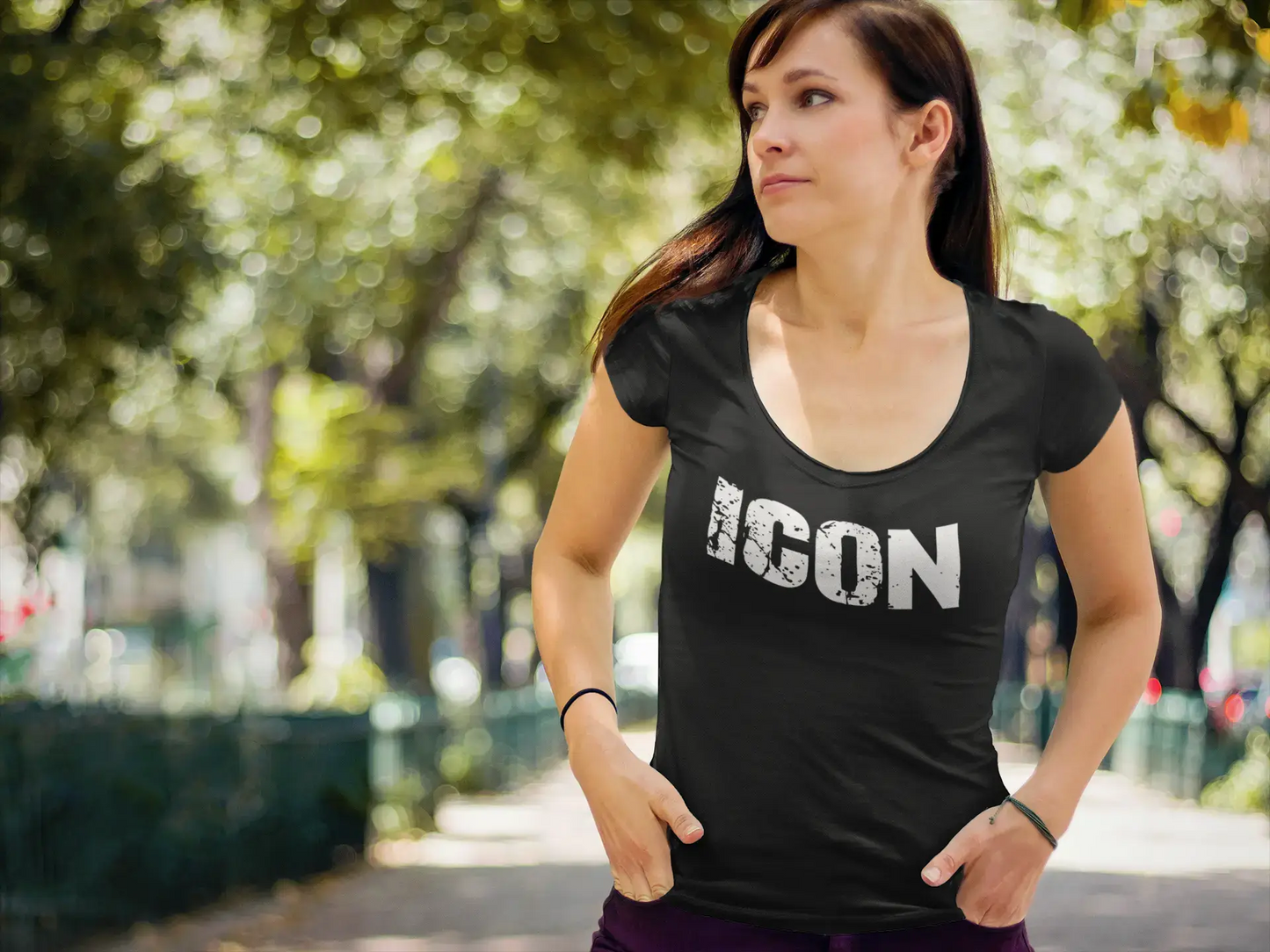 icon Women's Short Sleeve Round Neck T-shirt
