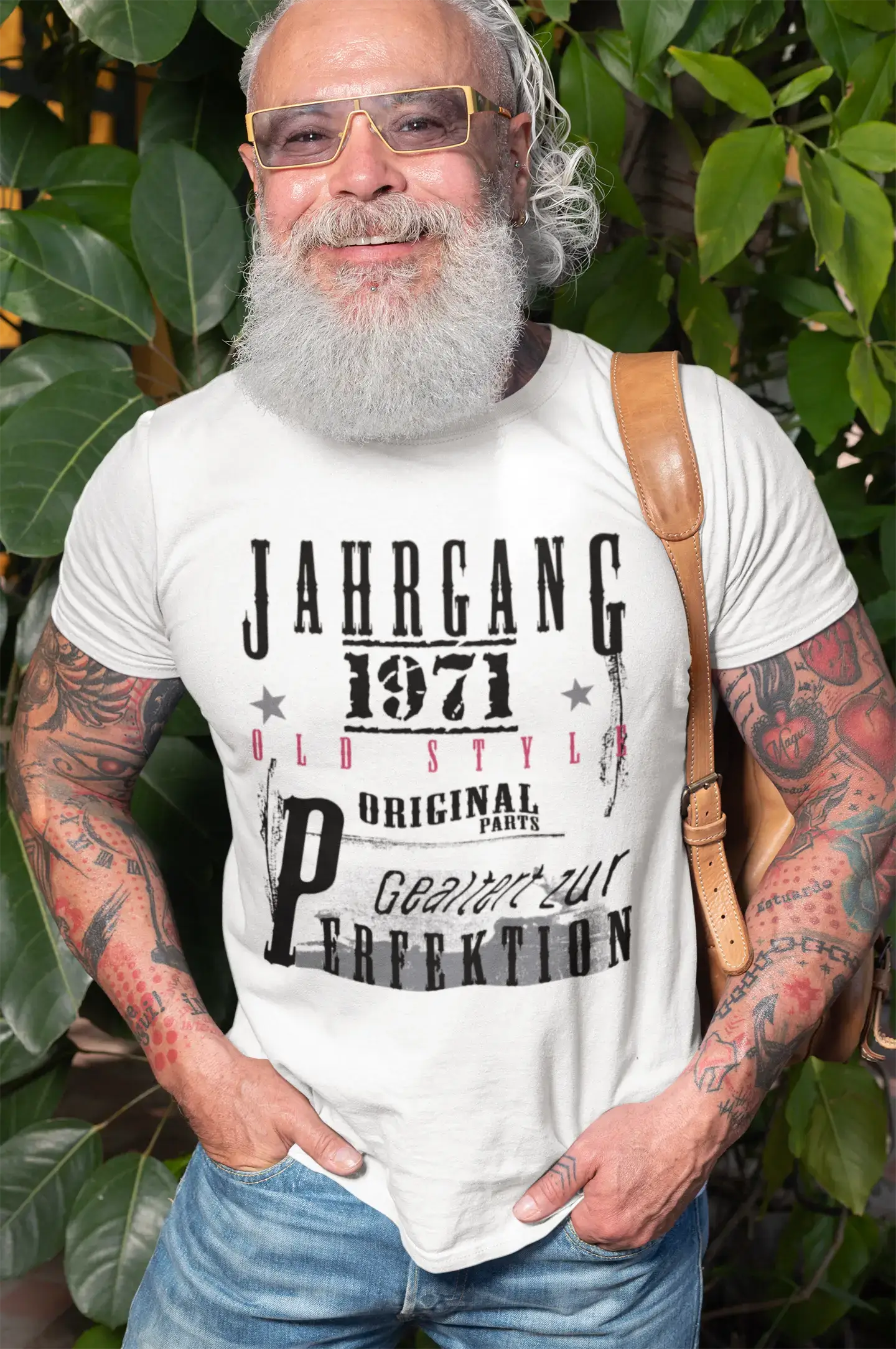 Jahrgang Birthday 1971, Men's Short Sleeve Round Neck T-shirt, gift t-shirt 00350
