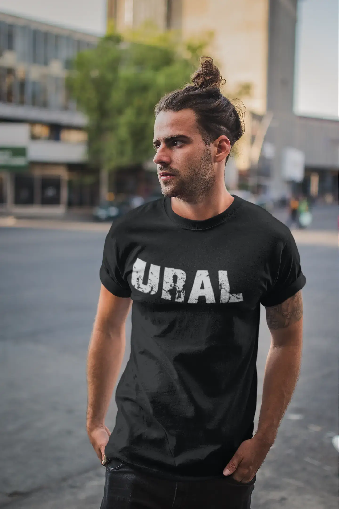 ural Men's T shirt Black Birthday Gift 00016