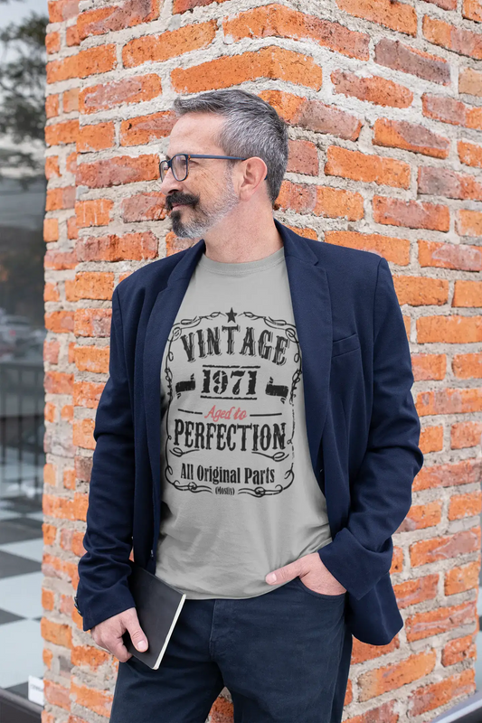 Homme Tee Vintage T Shirt 1971 Vintage Aged to Perfection