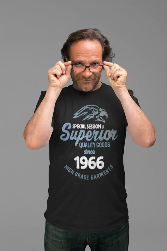 1966, Special Session Superior Since 1966 Men's T-shirt Black Birthday Gift 00523