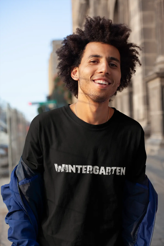 wintergarten Men's T shirt Black Birthday Gift 00548