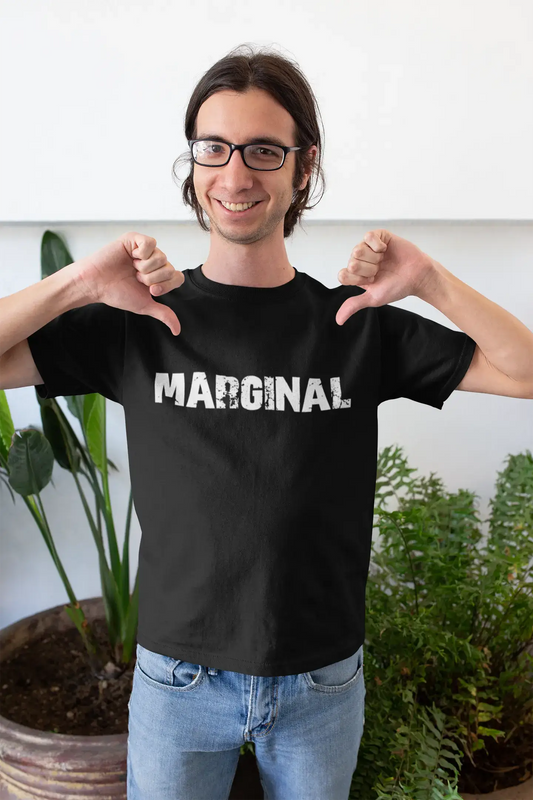 marginal Men's T shirt Black Birthday Gift 00549