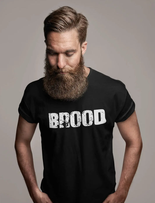 brood Men's Retro T shirt Black Birthday Gift 00553