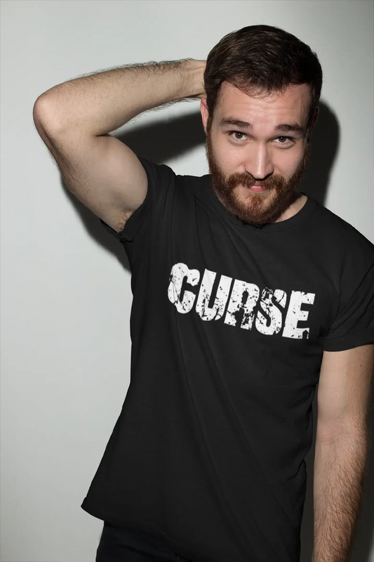 curse Men's Retro T shirt Black Birthday Gift 00553