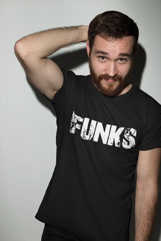 funks Men's Retro T shirt Black Birthday Gift 00553