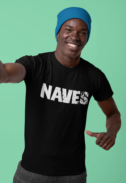 naves Men's Retro T shirt Black Birthday Gift 00553