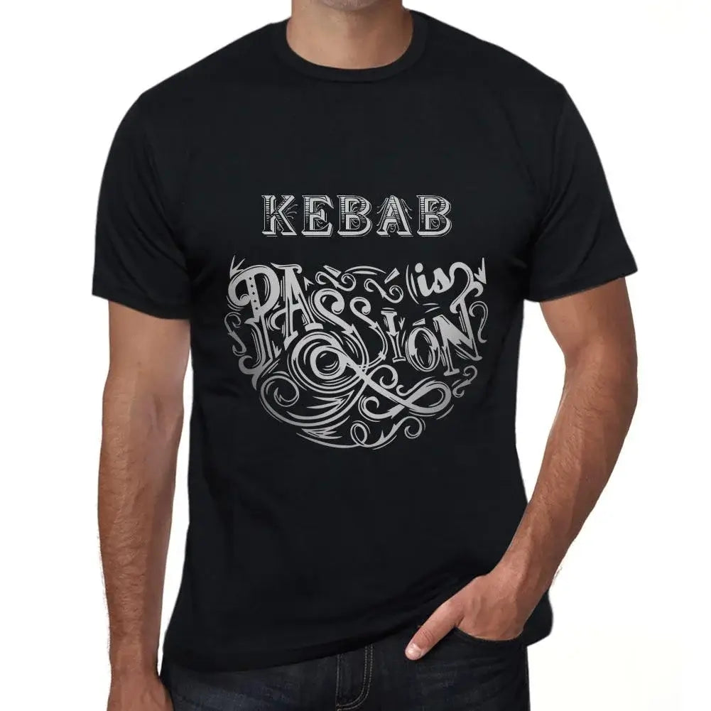 Men's Graphic T-Shirt Kebab Is Passion Eco-Friendly Limited Edition Short Sleeve Tee-Shirt Vintage Birthday Gift Novelty