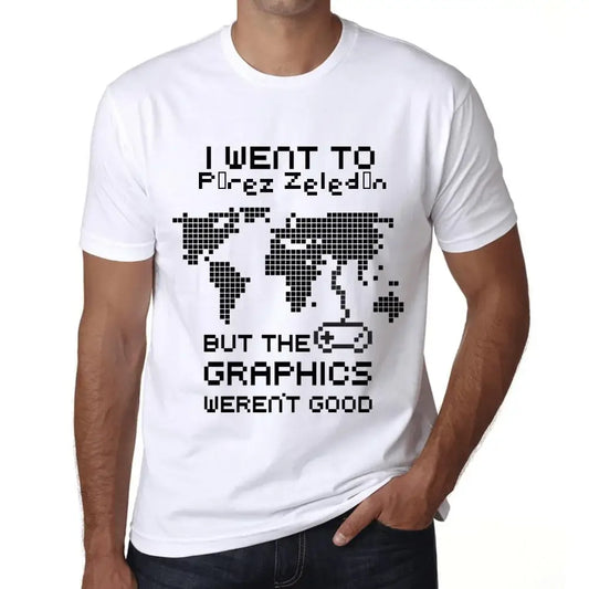 Men's Graphic T-Shirt I Went To Pérez Zeledón But The Graphics Weren't Good Eco-Friendly Limited Edition Short Sleeve Tee-Shirt Vintage Birthday Gift Novelty
