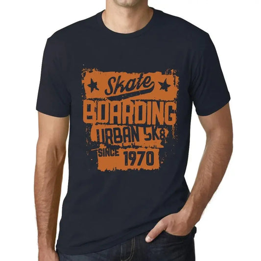 Men's Graphic T-Shirt Urban Skateboard Since 1970 54th Birthday Anniversary 54 Year Old Gift 1970 Vintage Eco-Friendly Short Sleeve Novelty Tee