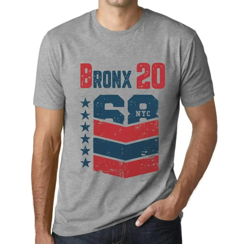 Men's Graphic T-Shirt Bronx 20 20th Birthday Anniversary 20 Year Old Gift 2004 Vintage Eco-Friendly Short Sleeve Novelty Tee