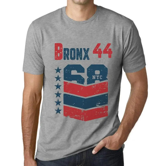 Men's Graphic T-Shirt Bronx 44 44th Birthday Anniversary 44 Year Old Gift 1980 Vintage Eco-Friendly Short Sleeve Novelty Tee