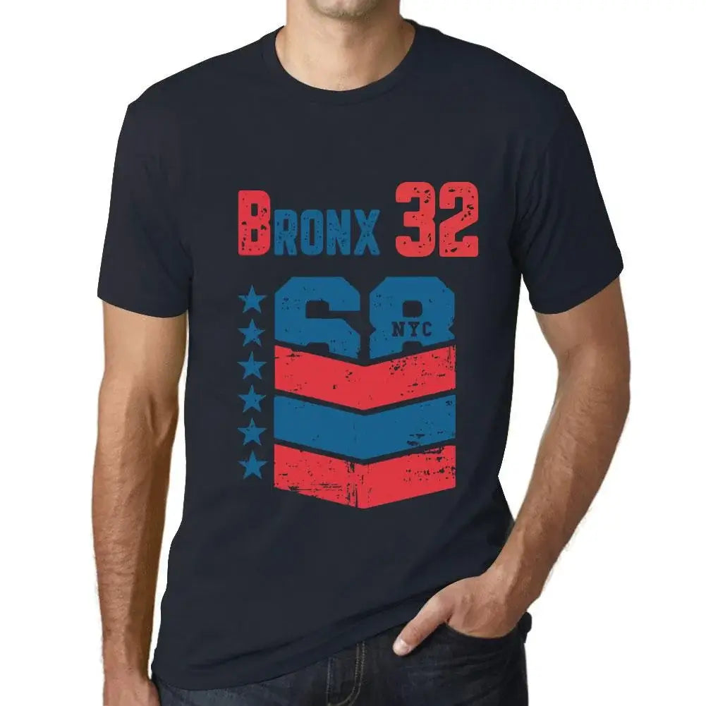 Men's Graphic T-Shirt Bronx 32 32nd Birthday Anniversary 32 Year Old Gift 1992 Vintage Eco-Friendly Short Sleeve Novelty Tee