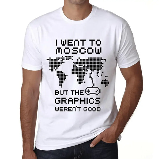 Men's Graphic T-Shirt I Went To Moscow But The Graphics Weren’t Good Eco-Friendly Limited Edition Short Sleeve Tee-Shirt Vintage Birthday Gift Novelty