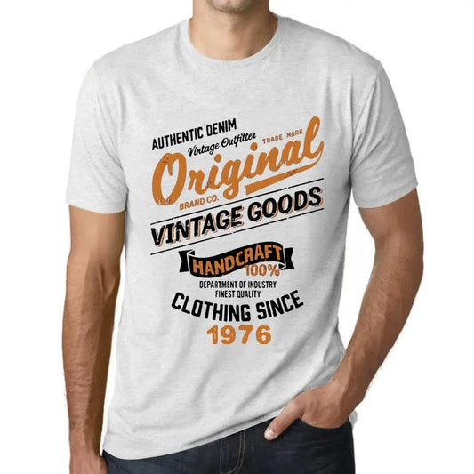 Men's Graphic T-Shirt Original Vintage Clothing Since 1976 48th Birthday Anniversary 48 Year Old Gift 1976 Vintage Eco-Friendly Short Sleeve Novelty Tee