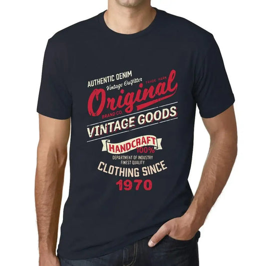 Men's Graphic T-Shirt Original Vintage Clothing Since 1970 54th Birthday Anniversary 54 Year Old Gift 1970 Vintage Eco-Friendly Short Sleeve Novelty Tee
