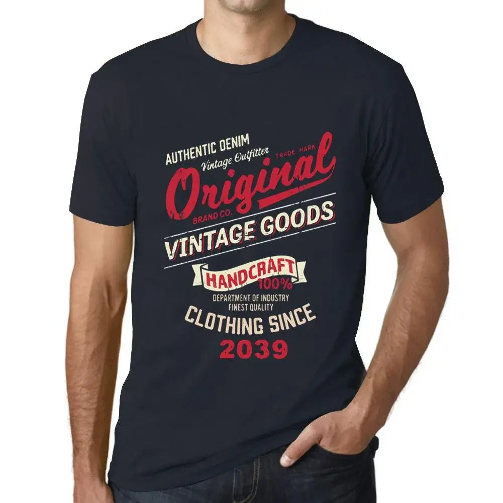 Men's Graphic T-Shirt Original Vintage Clothing Since 2039