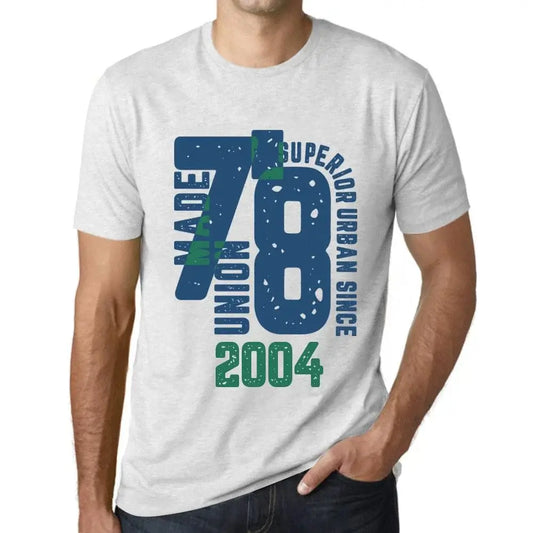 Men's Graphic T-Shirt Superior Urban Style Since 2004 20th Birthday Anniversary 20 Year Old Gift 2004 Vintage Eco-Friendly Short Sleeve Novelty Tee