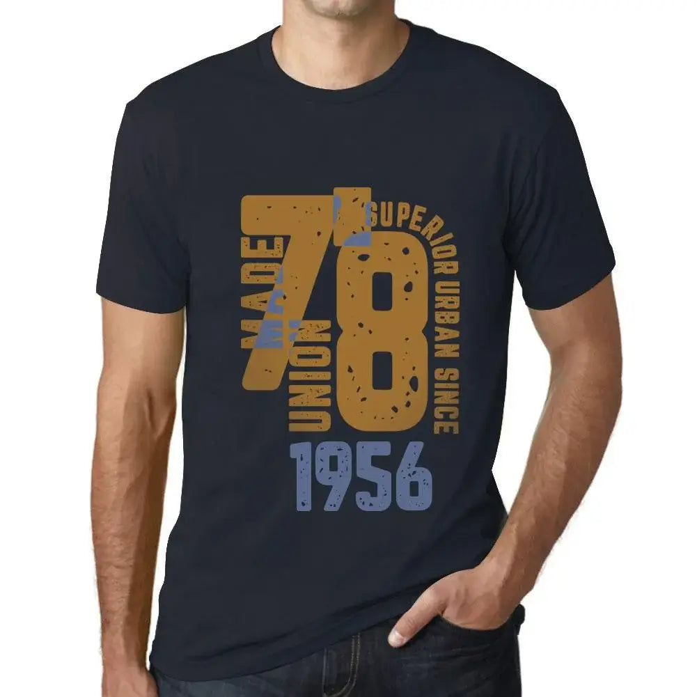 Men's Graphic T-Shirt Superior Urban Style Since 1956 68th Birthday Anniversary 68 Year Old Gift 1956 Vintage Eco-Friendly Short Sleeve Novelty Tee