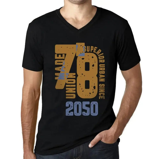 Men's Graphic T-Shirt V Neck Superior Urban Style Since 2050