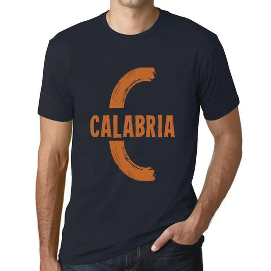 Men's Graphic T-Shirt Calabria Eco-Friendly Limited Edition Short Sleeve Tee-Shirt Vintage Birthday Gift Novelty