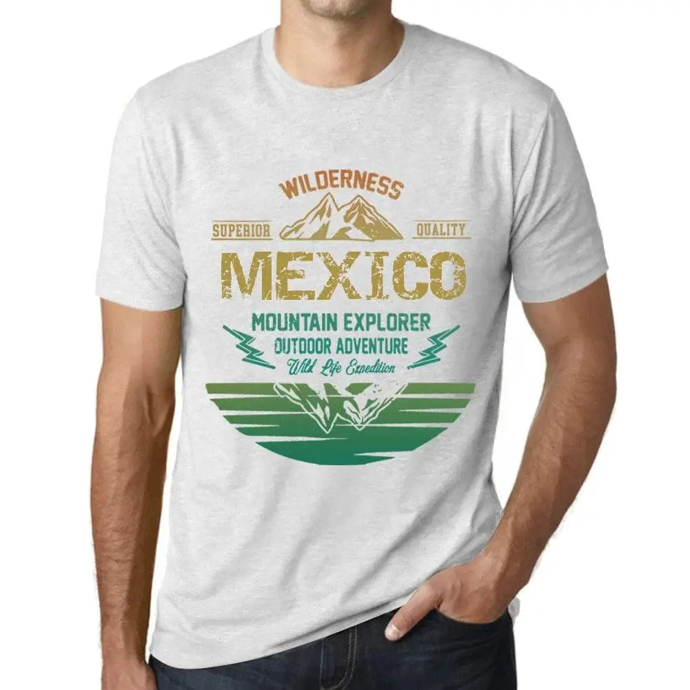 Men's Graphic T-Shirt Outdoor Adventure, Wilderness, Mountain Explorer Mexico Eco-Friendly Limited Edition Short Sleeve Tee-Shirt Vintage Birthday Gift Novelty