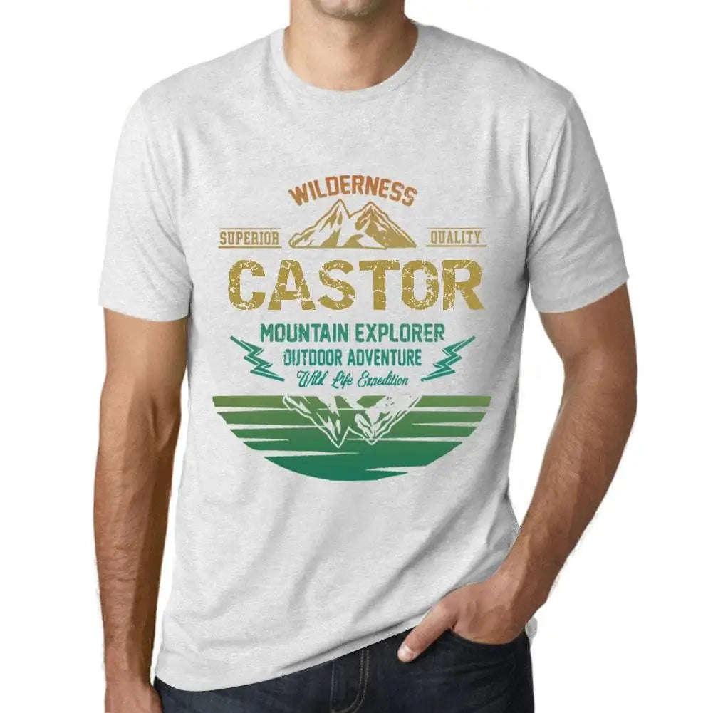 Men's Graphic T-Shirt Outdoor Adventure, Wilderness, Mountain Explorer Castor Eco-Friendly Limited Edition Short Sleeve Tee-Shirt Vintage Birthday Gift Novelty