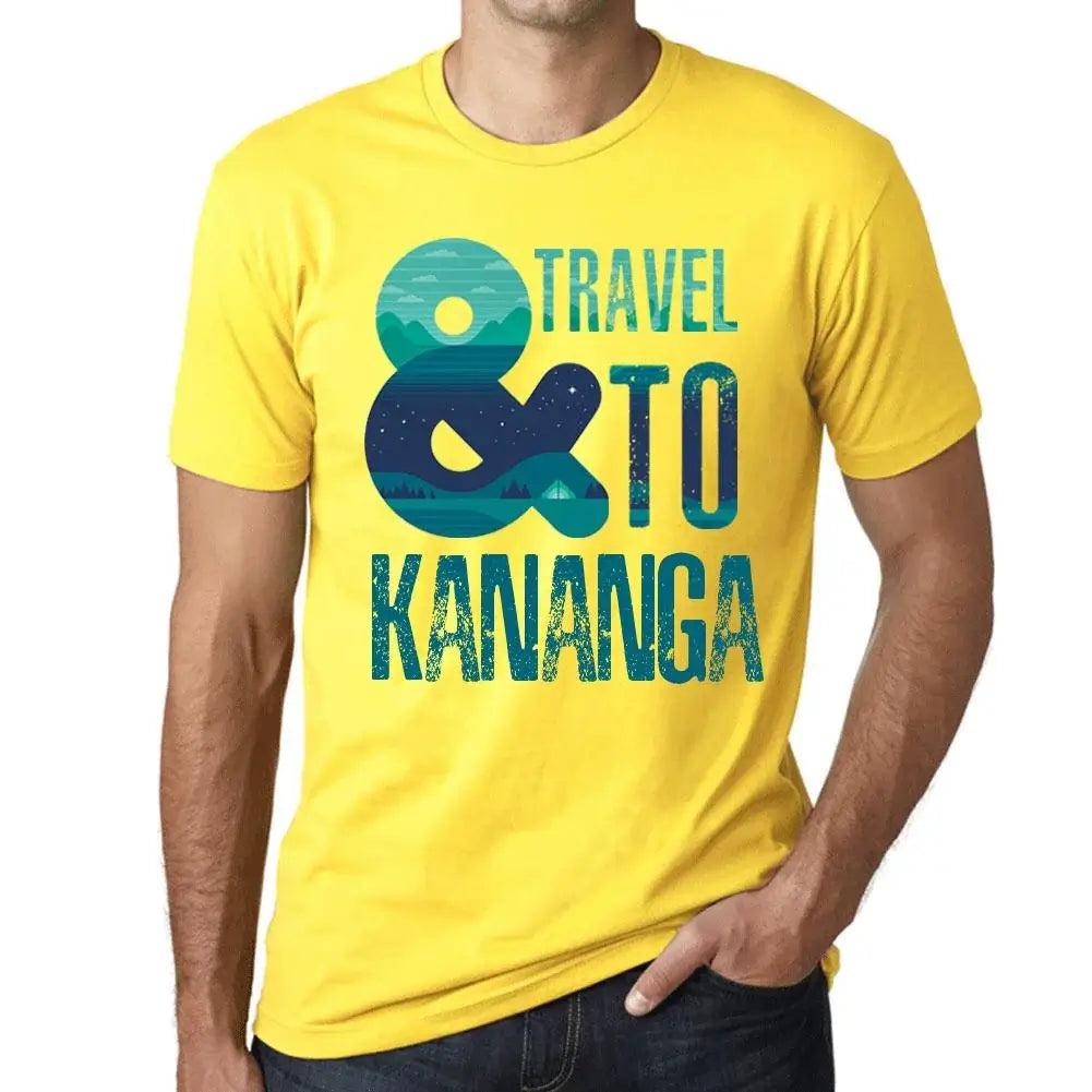 Men's Graphic T-Shirt And Travel To Kananga Eco-Friendly Limited Edition Short Sleeve Tee-Shirt Vintage Birthday Gift Novelty