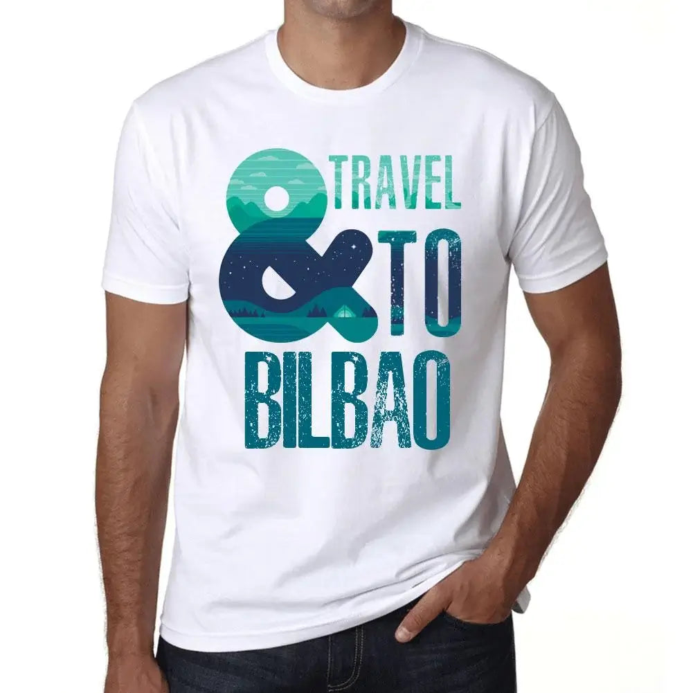 Men's Graphic T-Shirt And Travel To Bilbao Eco-Friendly Limited Edition Short Sleeve Tee-Shirt Vintage Birthday Gift Novelty