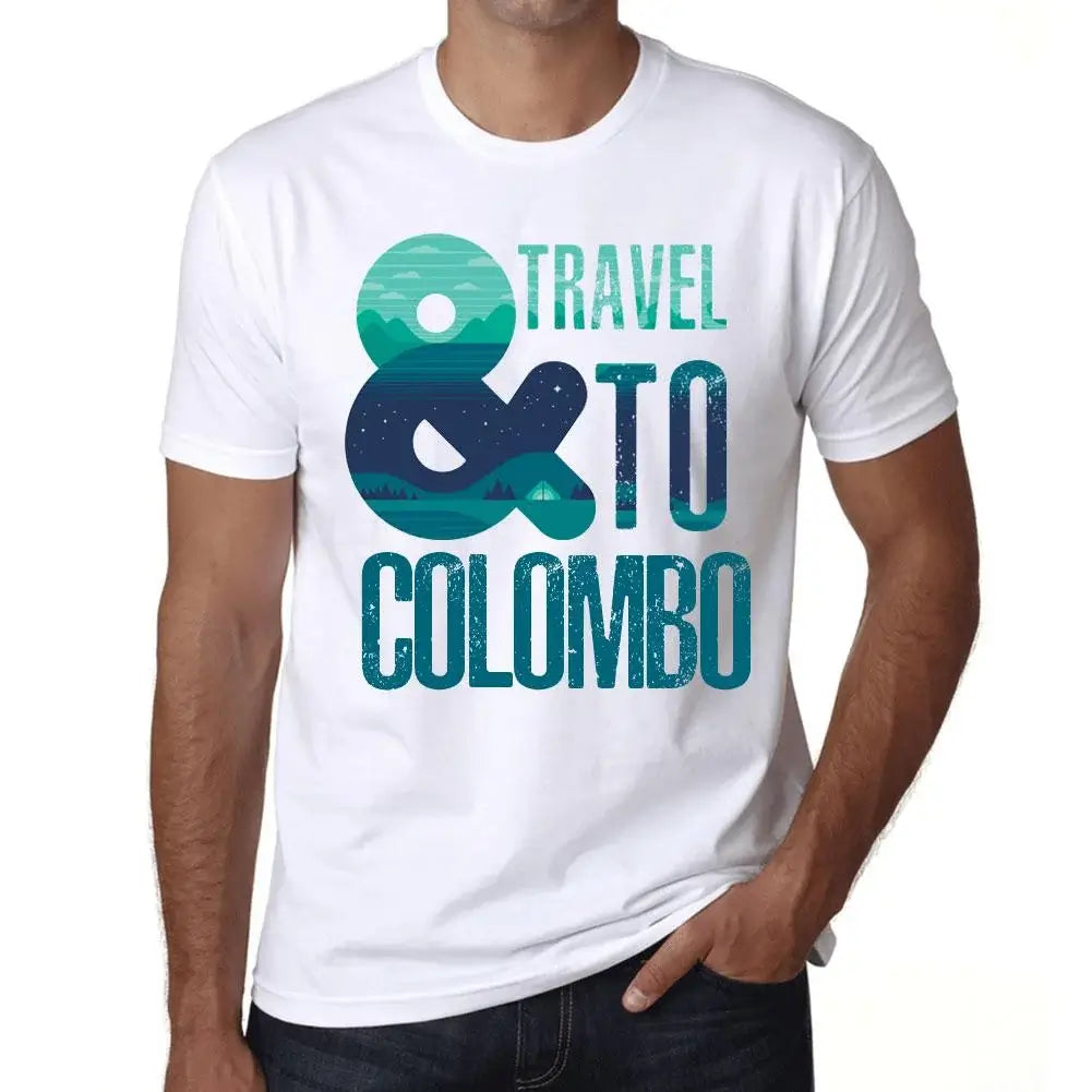 Men's Graphic T-Shirt And Travel To Colombo Eco-Friendly Limited Edition Short Sleeve Tee-Shirt Vintage Birthday Gift Novelty