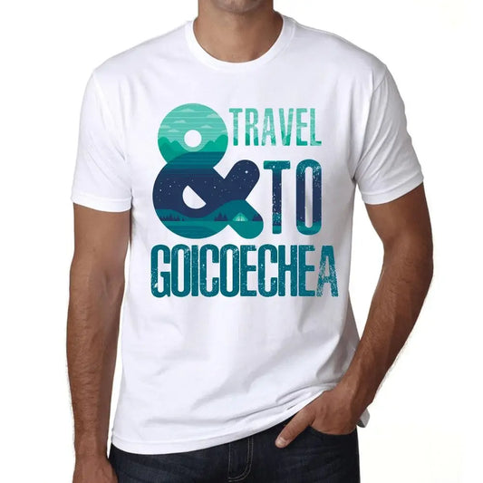 Men's Graphic T-Shirt And Travel To Goicoechea Eco-Friendly Limited Edition Short Sleeve Tee-Shirt Vintage Birthday Gift Novelty