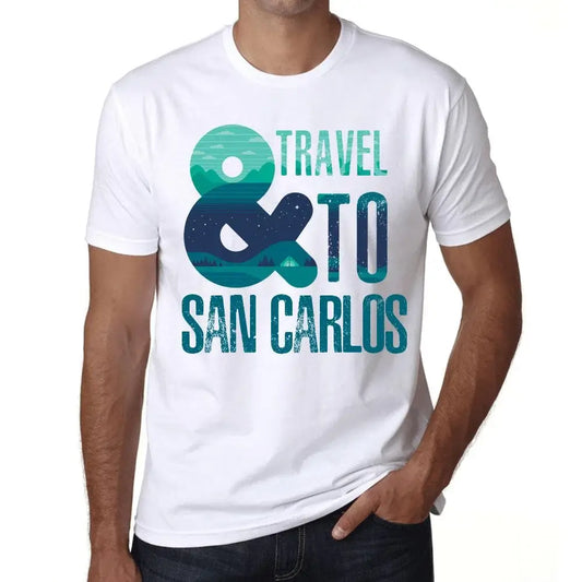 Men's Graphic T-Shirt And Travel To San Carlos Eco-Friendly Limited Edition Short Sleeve Tee-Shirt Vintage Birthday Gift Novelty