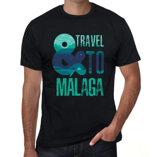Men's Graphic T-Shirt And Travel To Málaga Eco-Friendly Limited Edition Short Sleeve Tee-Shirt Vintage Birthday Gift Novelty