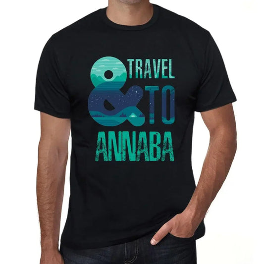 Men's Graphic T-Shirt And Travel To Annaba Eco-Friendly Limited Edition Short Sleeve Tee-Shirt Vintage Birthday Gift Novelty