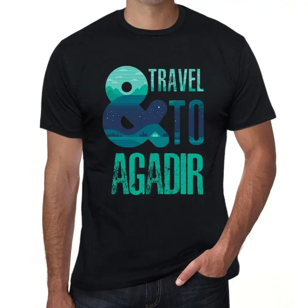 Men's Graphic T-Shirt And Travel To Agadir Eco-Friendly Limited Edition Short Sleeve Tee-Shirt Vintage Birthday Gift Novelty