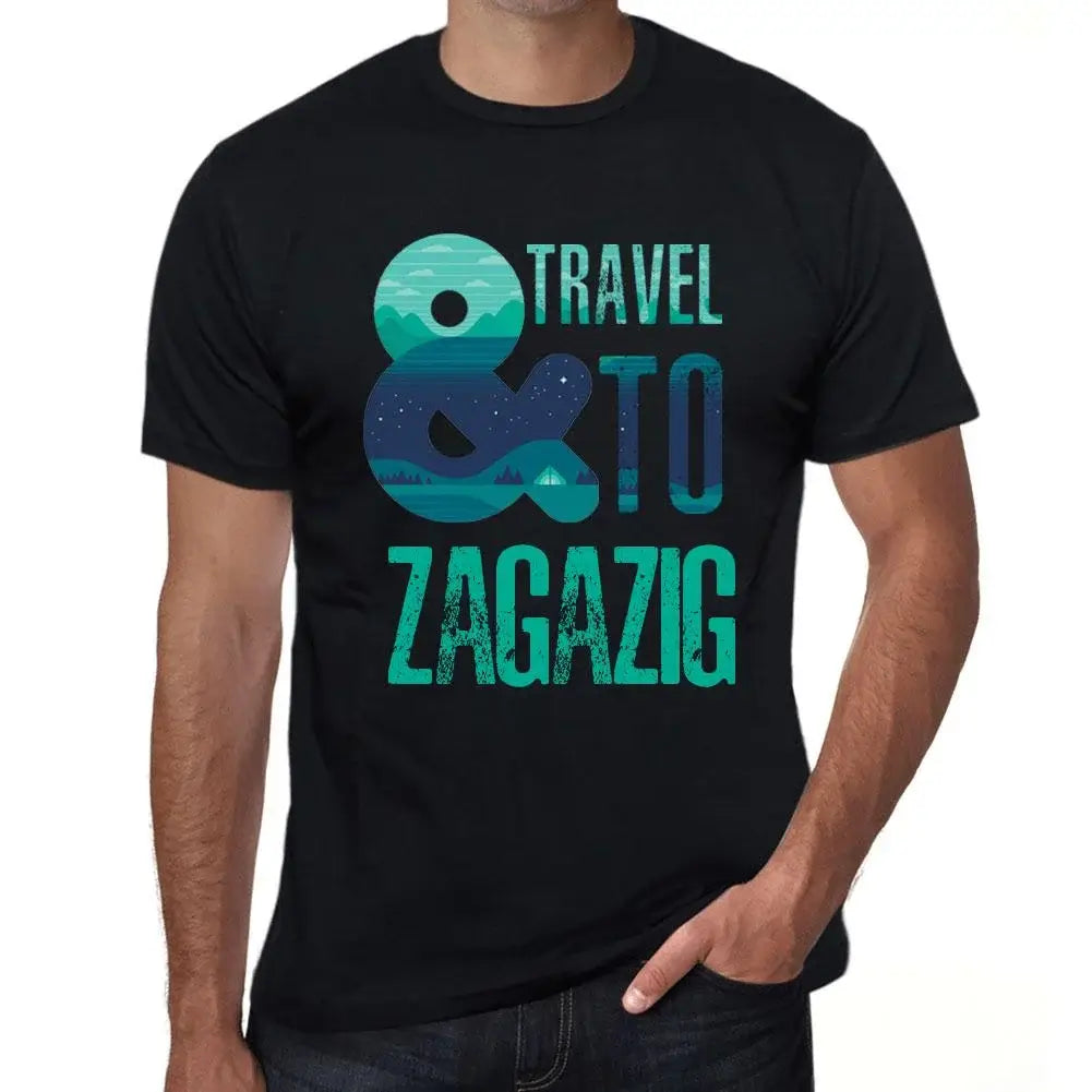 Men's Graphic T-Shirt And Travel To Zagazig Eco-Friendly Limited Edition Short Sleeve Tee-Shirt Vintage Birthday Gift Novelty