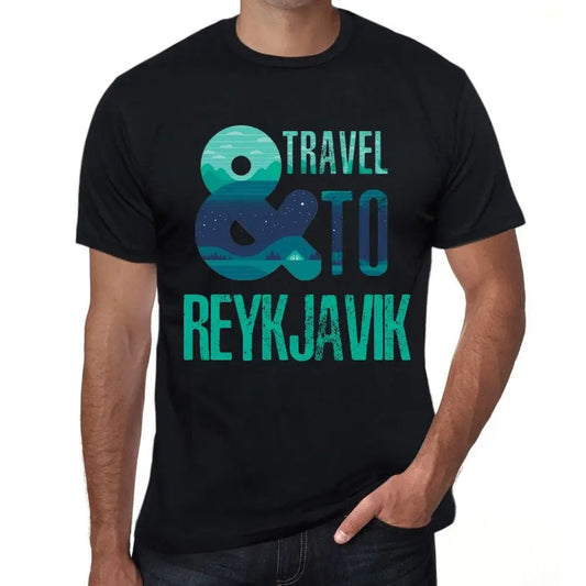 Men's Graphic T-Shirt And Travel To Reykjavik Eco-Friendly Limited Edition Short Sleeve Tee-Shirt Vintage Birthday Gift Novelty