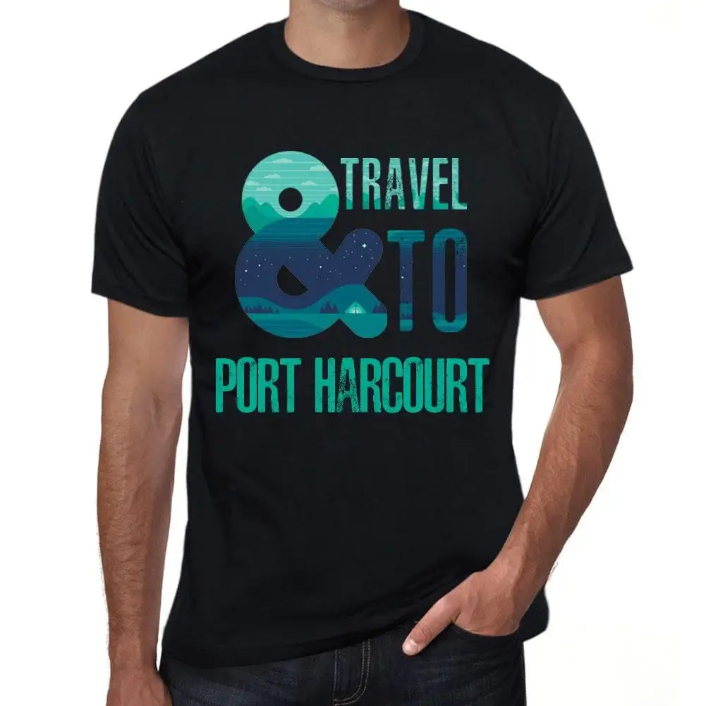 Men's Graphic T-Shirt And Travel To Port Harcourt Eco-Friendly Limited Edition Short Sleeve Tee-Shirt Vintage Birthday Gift Novelty