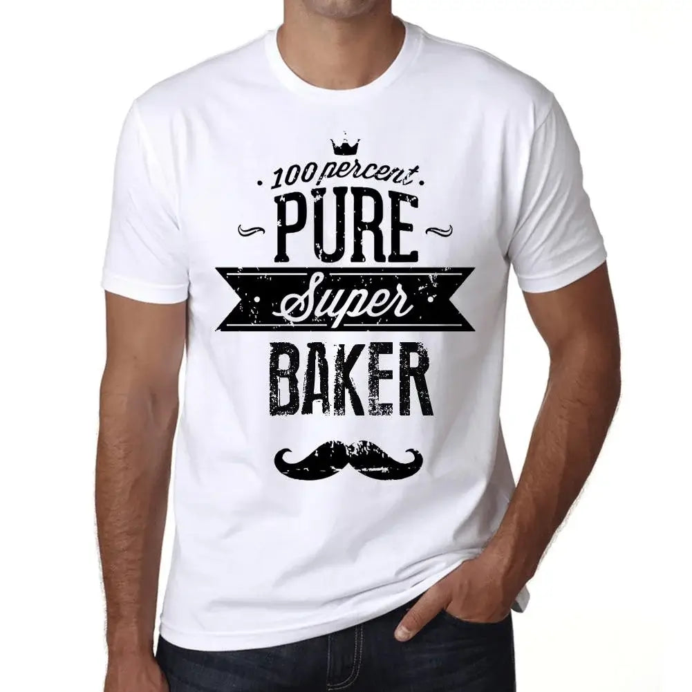 Men's Graphic T-Shirt 100% Pure Super Baker Eco-Friendly Limited Edition Short Sleeve Tee-Shirt Vintage Birthday Gift Novelty