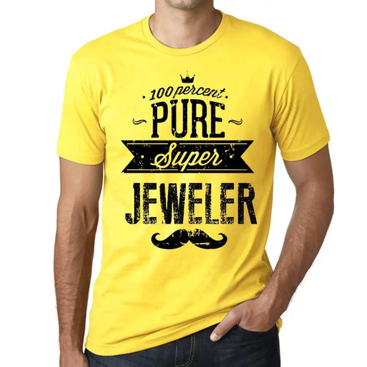 Men's Graphic T-Shirt 100% Pure Super Jeweler Eco-Friendly Limited Edition Short Sleeve Tee-Shirt Vintage Birthday Gift Novelty