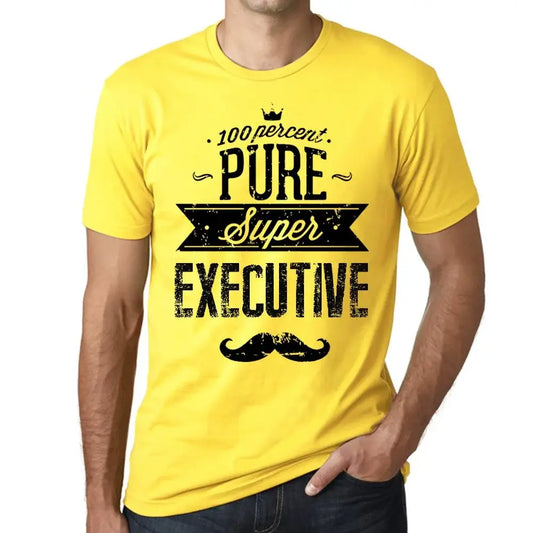 Men's Graphic T-Shirt 100% Pure Super Executive Eco-Friendly Limited Edition Short Sleeve Tee-Shirt Vintage Birthday Gift Novelty