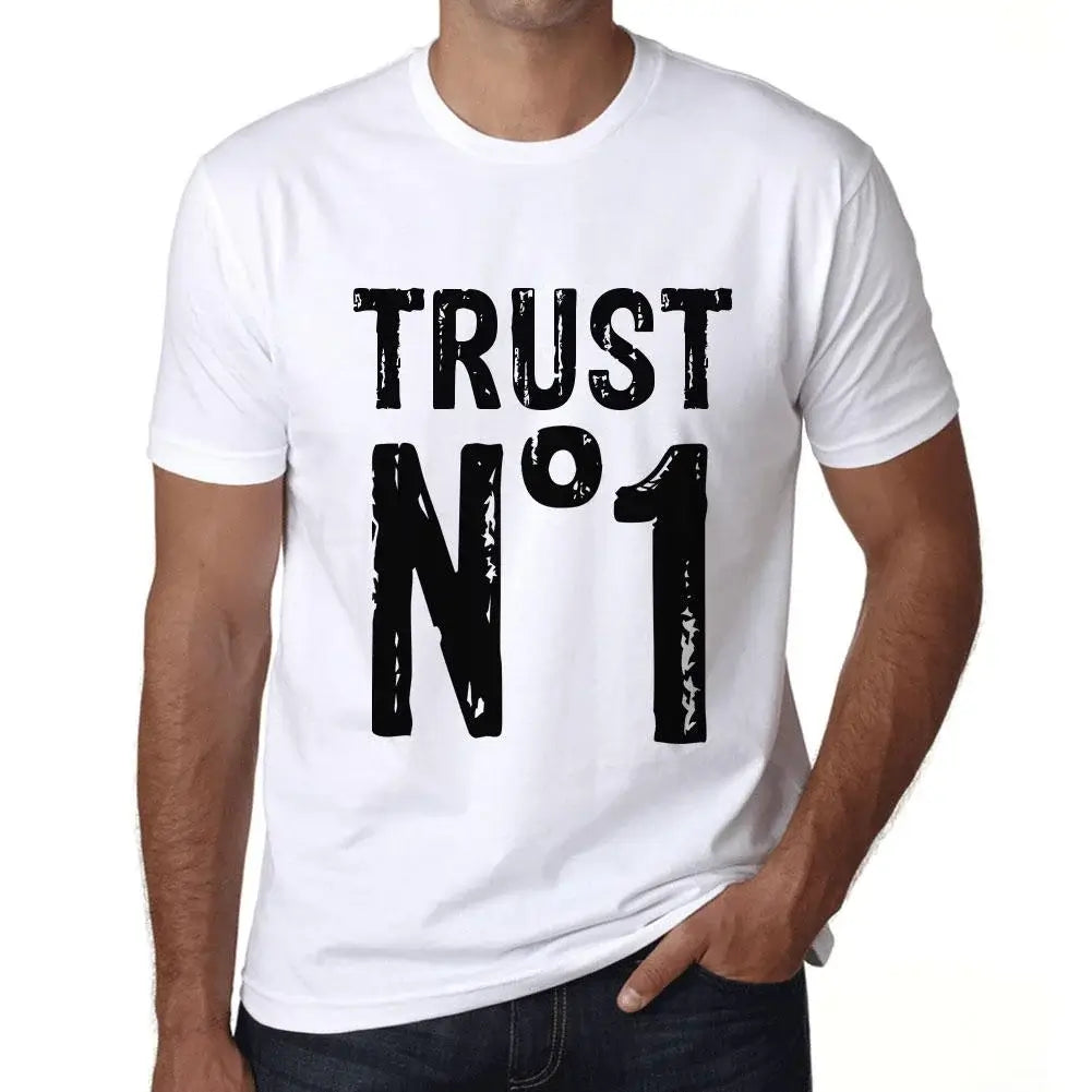 Men's Graphic T-Shirt Trust No 1 Eco-Friendly Limited Edition Short Sleeve Tee-Shirt Vintage Birthday Gift Novelty