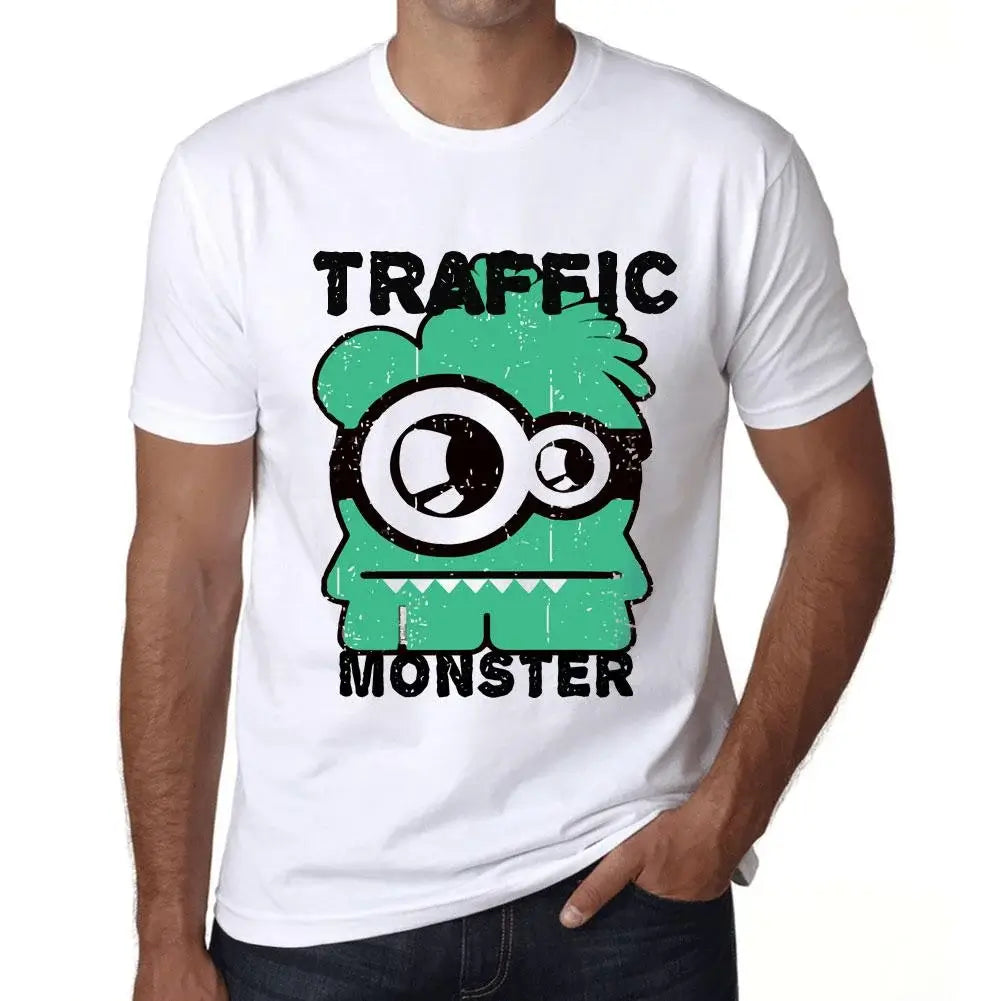 Men's Graphic T-Shirt Traffic Monster Eco-Friendly Limited Edition Short Sleeve Tee-Shirt Vintage Birthday Gift Novelty