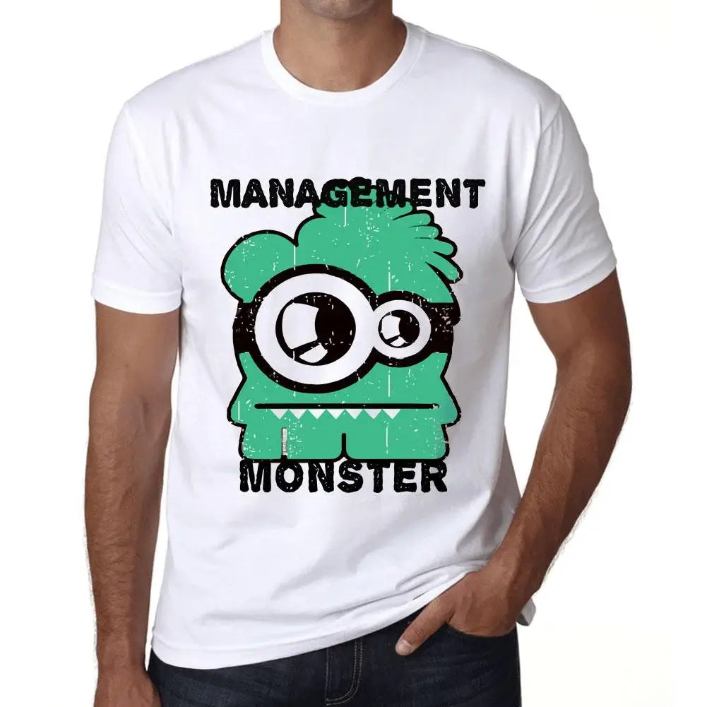 Men's Graphic T-Shirt Management Monster Eco-Friendly Limited Edition Short Sleeve Tee-Shirt Vintage Birthday Gift Novelty