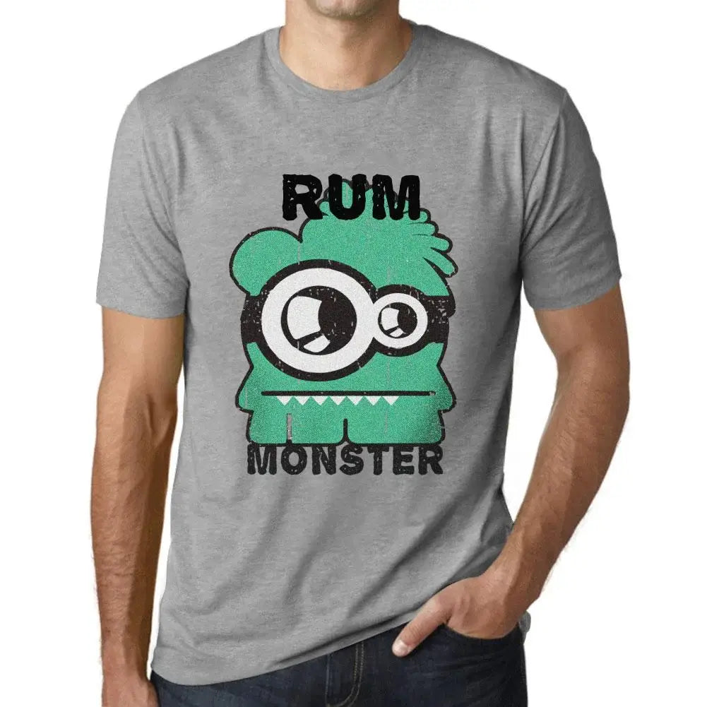 Men's Graphic T-Shirt Rum Monster Eco-Friendly Limited Edition Short Sleeve Tee-Shirt Vintage Birthday Gift Novelty