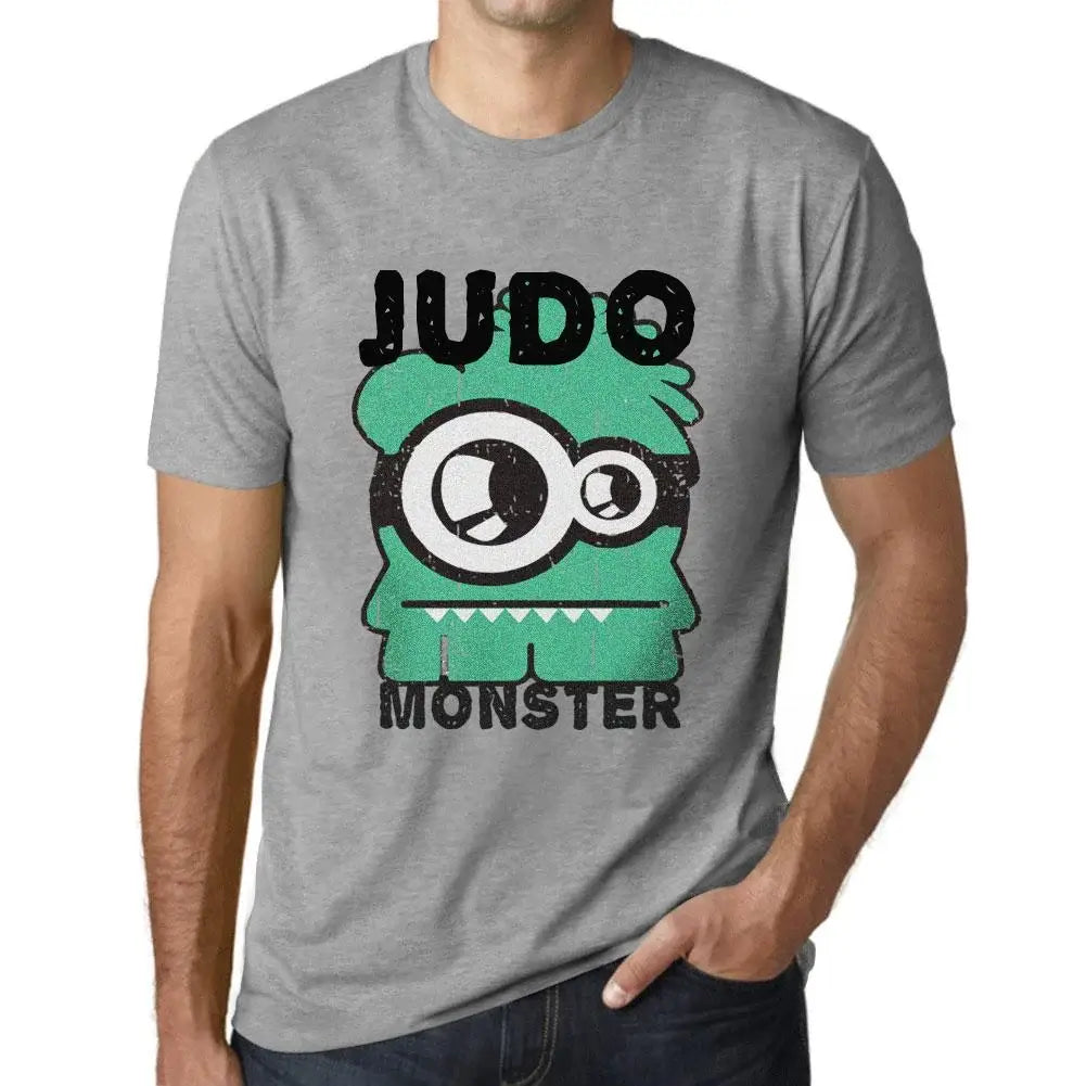 Men's Graphic T-Shirt Judo Monster Eco-Friendly Limited Edition Short Sleeve Tee-Shirt Vintage Birthday Gift Novelty