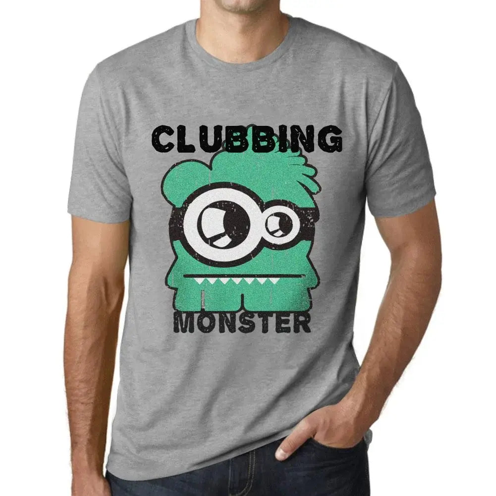 Men's Graphic T-Shirt Clubbing Monster Eco-Friendly Limited Edition Short Sleeve Tee-Shirt Vintage Birthday Gift Novelty