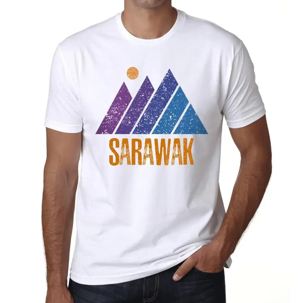 Men's Graphic T-Shirt Mountain Sarawak Eco-Friendly Limited Edition Short Sleeve Tee-Shirt Vintage Birthday Gift Novelty