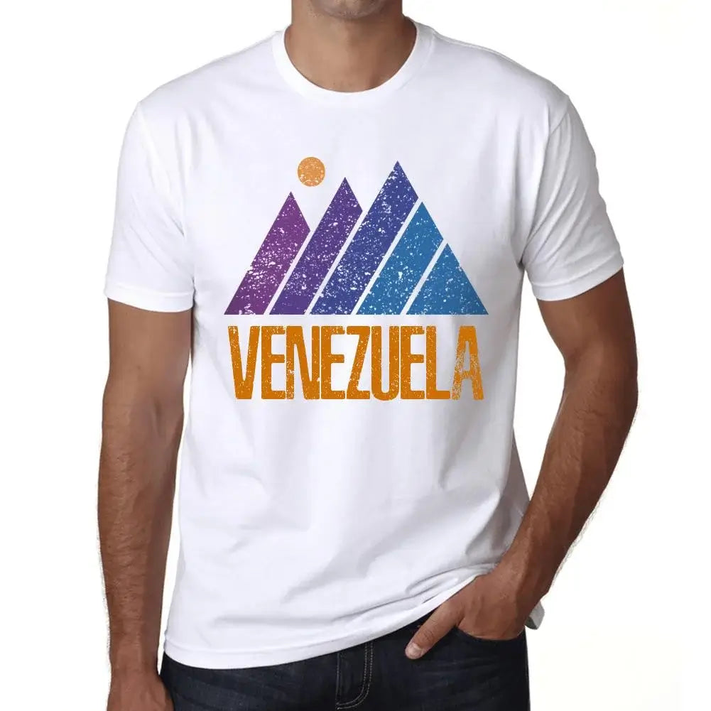 Men's Graphic T-Shirt Mountain Venezuela Eco-Friendly Limited Edition Short Sleeve Tee-Shirt Vintage Birthday Gift Novelty